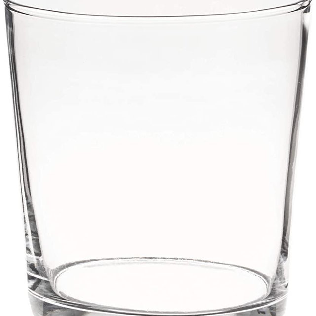 Sumi 12.5 Ounce Double Old Fashioned Glasses, Set of 6 Fine-Blown Scotch Glasses - Tempered, Dishwasher-Safe Glassware, Clear Glass Whiskey Glasses, Serve Cocktails and Liquors
