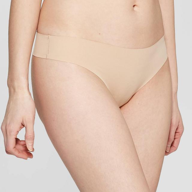 Women's Laser Cut Thong - Auden™ Pearl Tan S