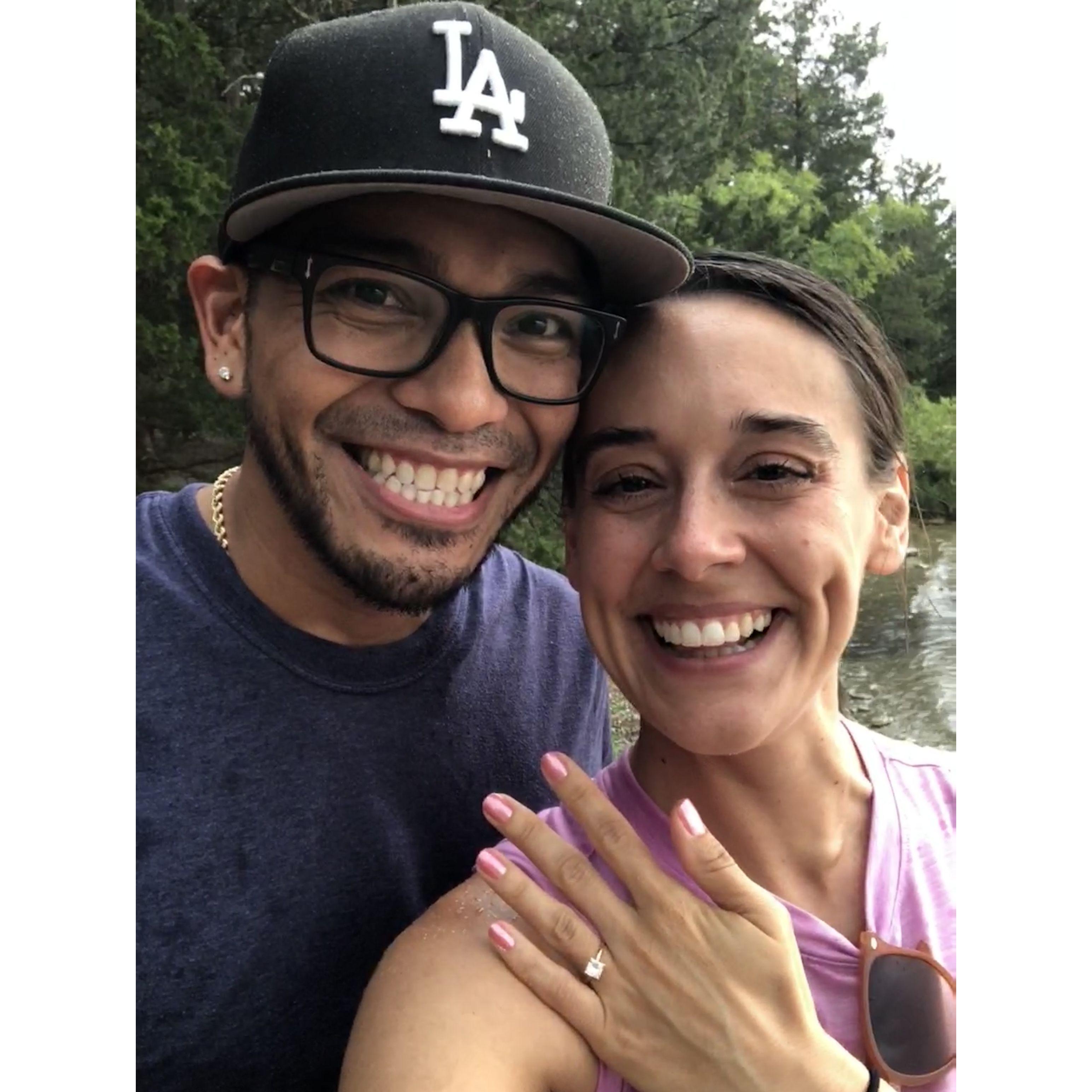 we're engaged!