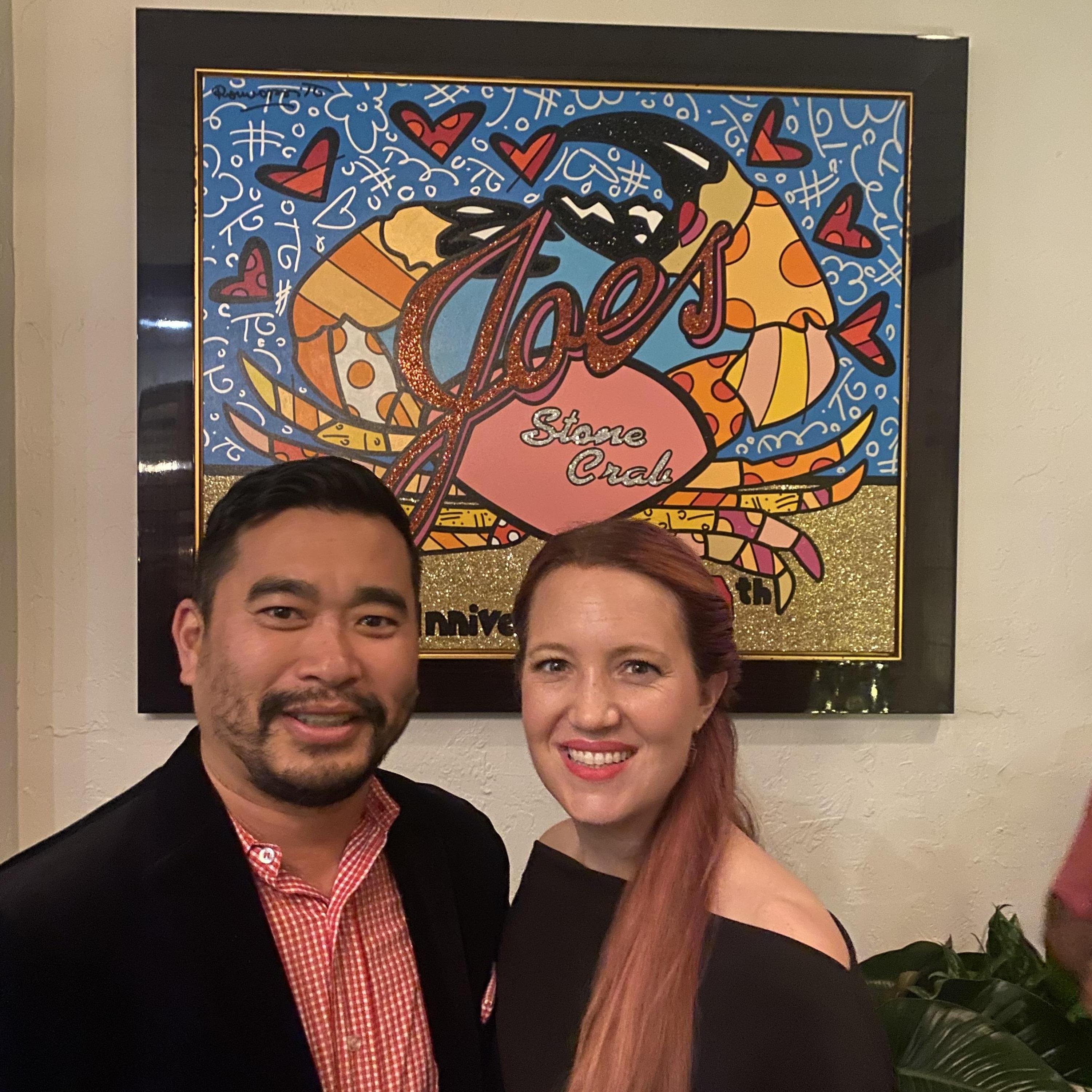 Dinner at Joe's Stone Crab in Miami Beach, December 2021