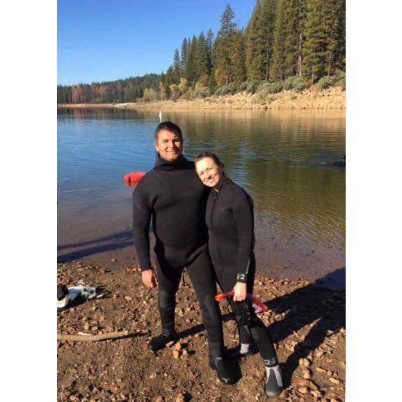 Becky's open water scuba certification - 2016.