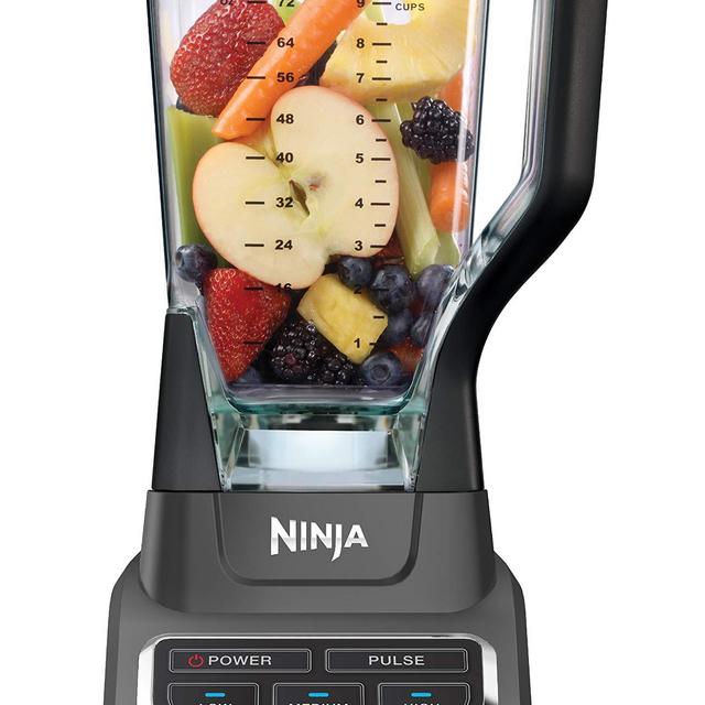 Ninja BL610 Professional 72 Oz Countertop Blender with 1000-Watt Base and Total Crushing Technology for Smoothies, Ice and Frozen Fruit, Black, 9.5 in L x 7.5 in W x 17 in H