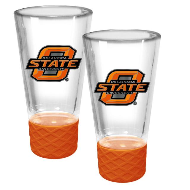 Oklahoma State Cowboys 2-Pack Cheer Shot Set with Silicone Grip
