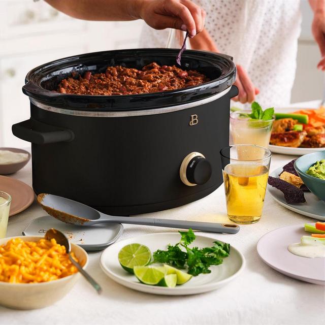 8 Qt Manual Slow Cooker Black