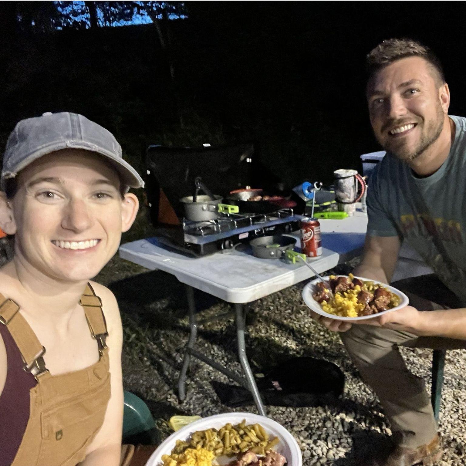 Camping dinner!