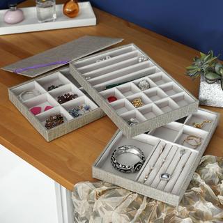 Assorted 3-Piece Jewelry Tray
