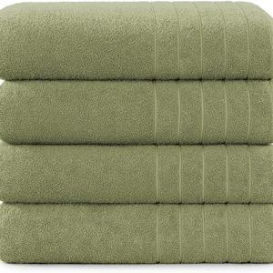 100% Cotton Bath Towels Pack of 4