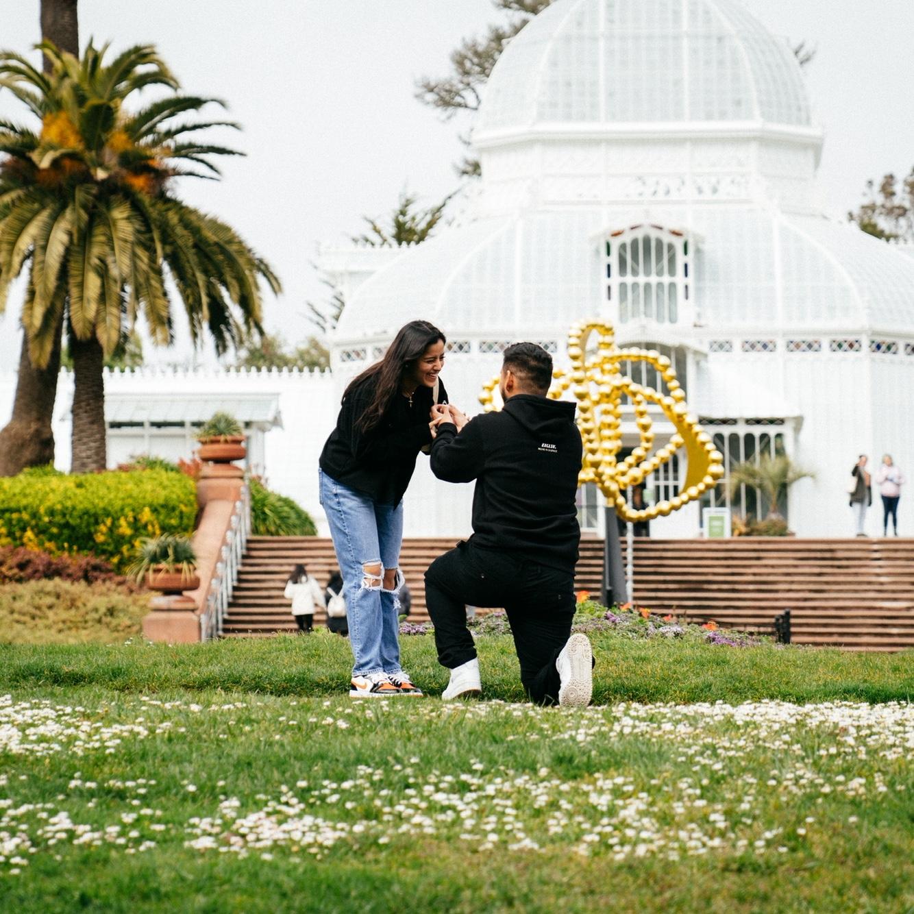 Cesar proposing!