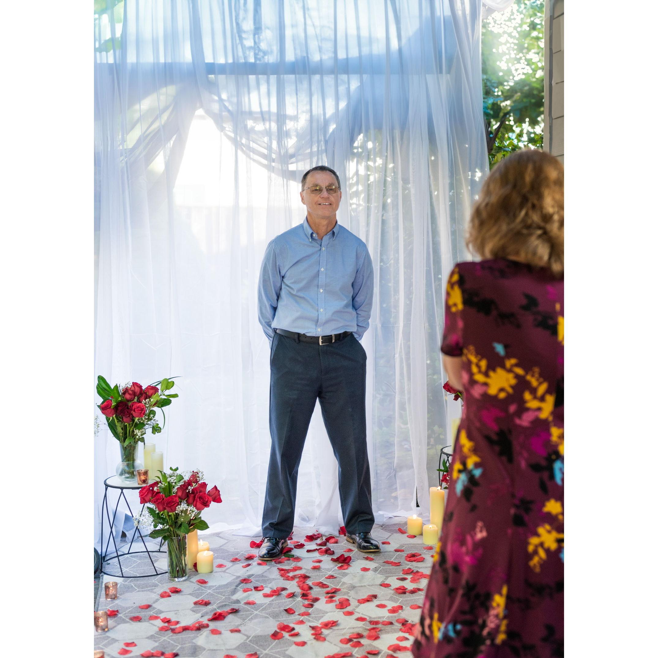 A surprise proposal on Thanksgiving!