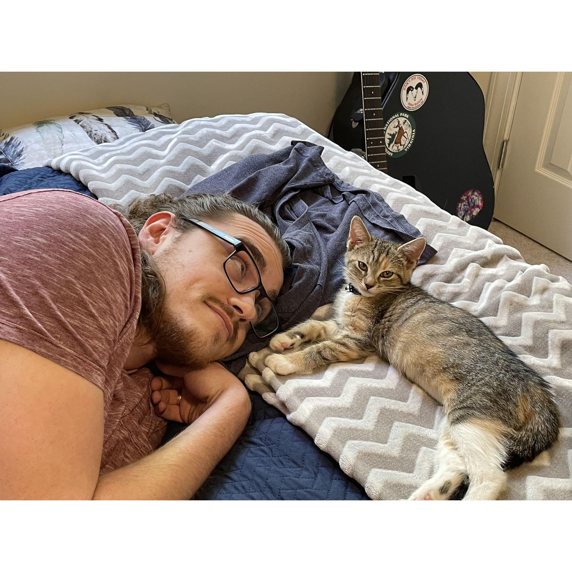In April 2021 we grew our little family by 4 paws