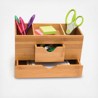 Bamboo 3-Tier Desk Organizer