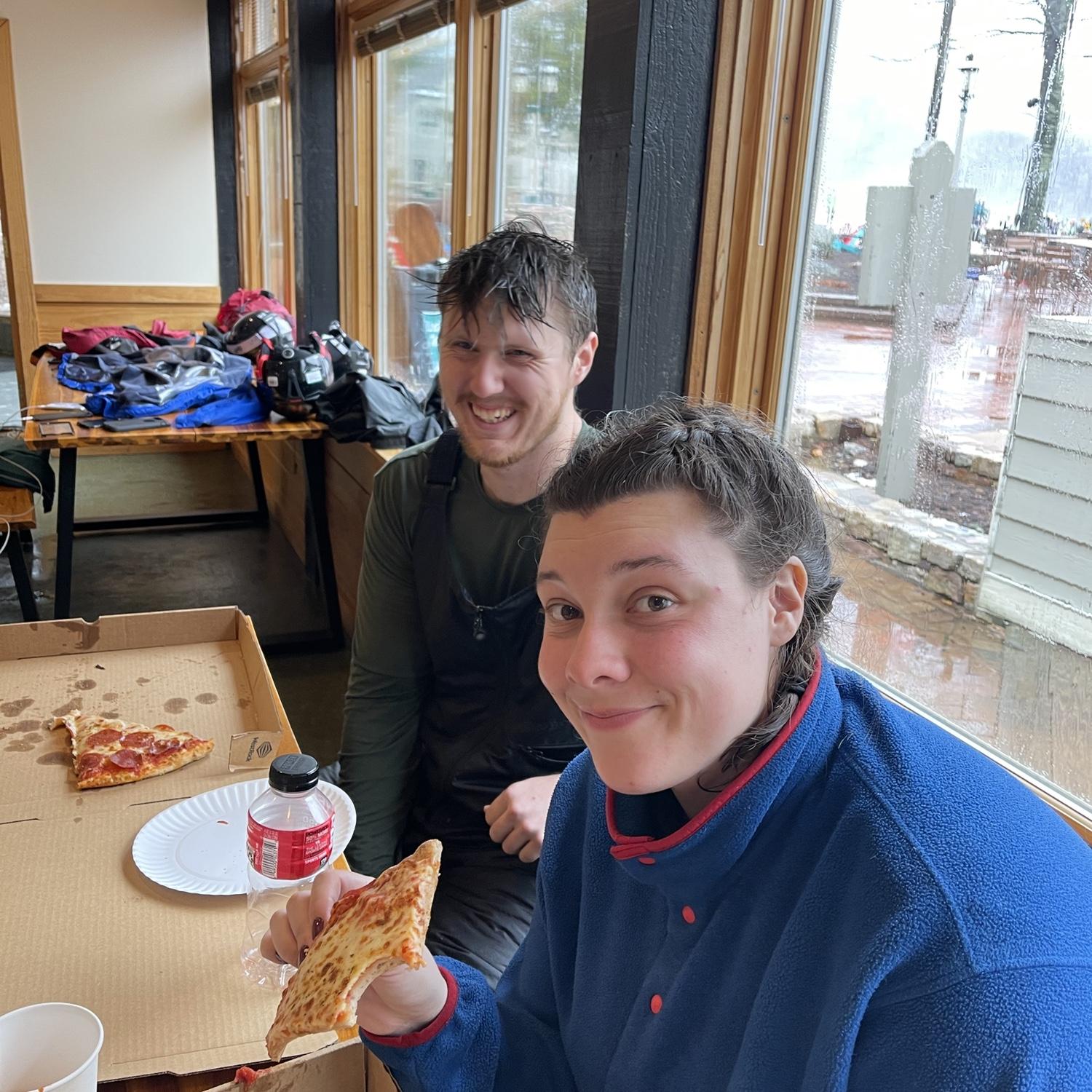 Ski Trip Lunch Break with Family!