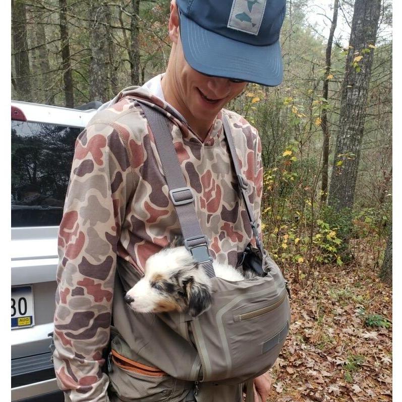 Proud dog dad