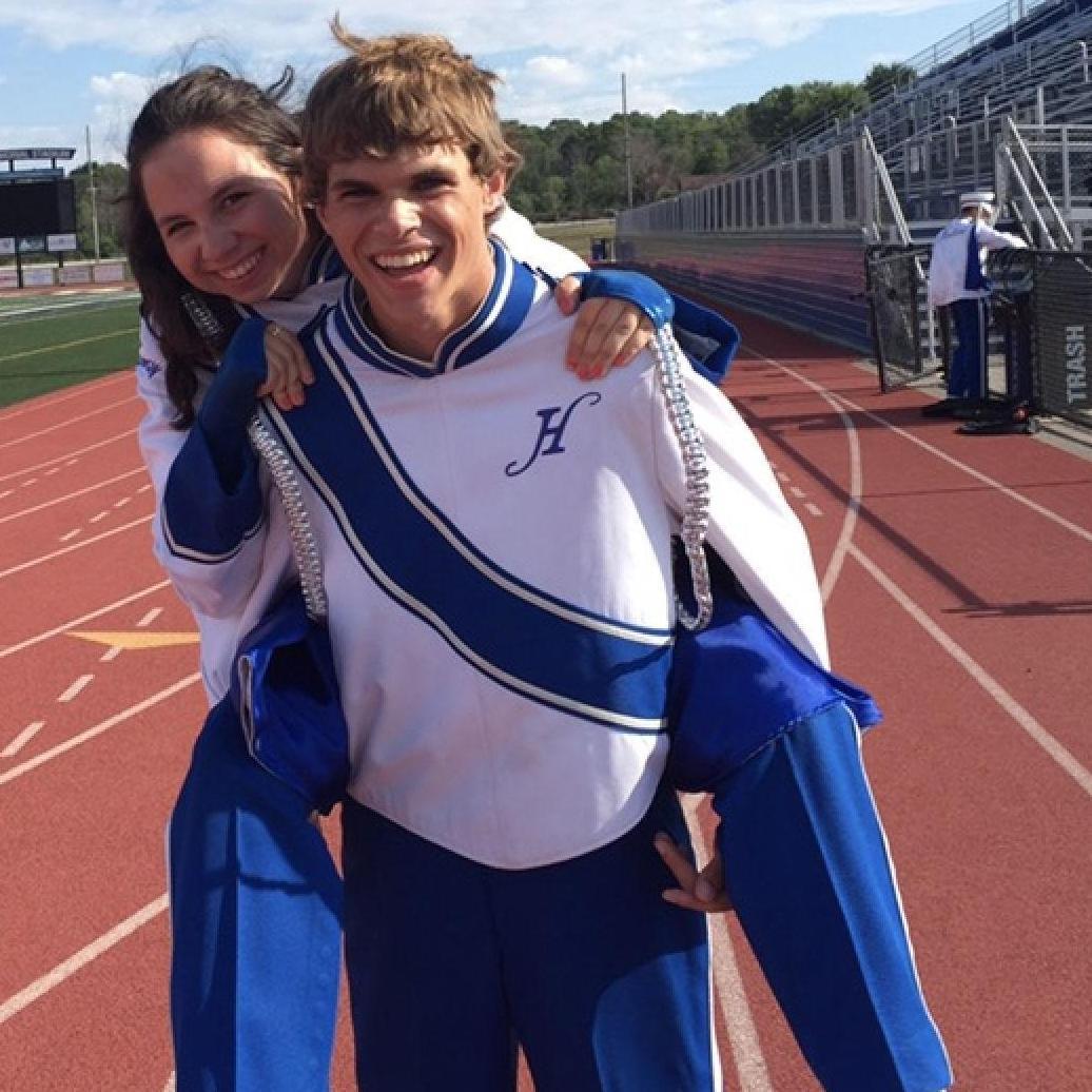 A classic post-band-photos moment!