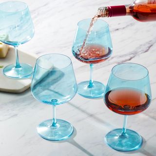 Sheer Red Wine Glass, Set of 4