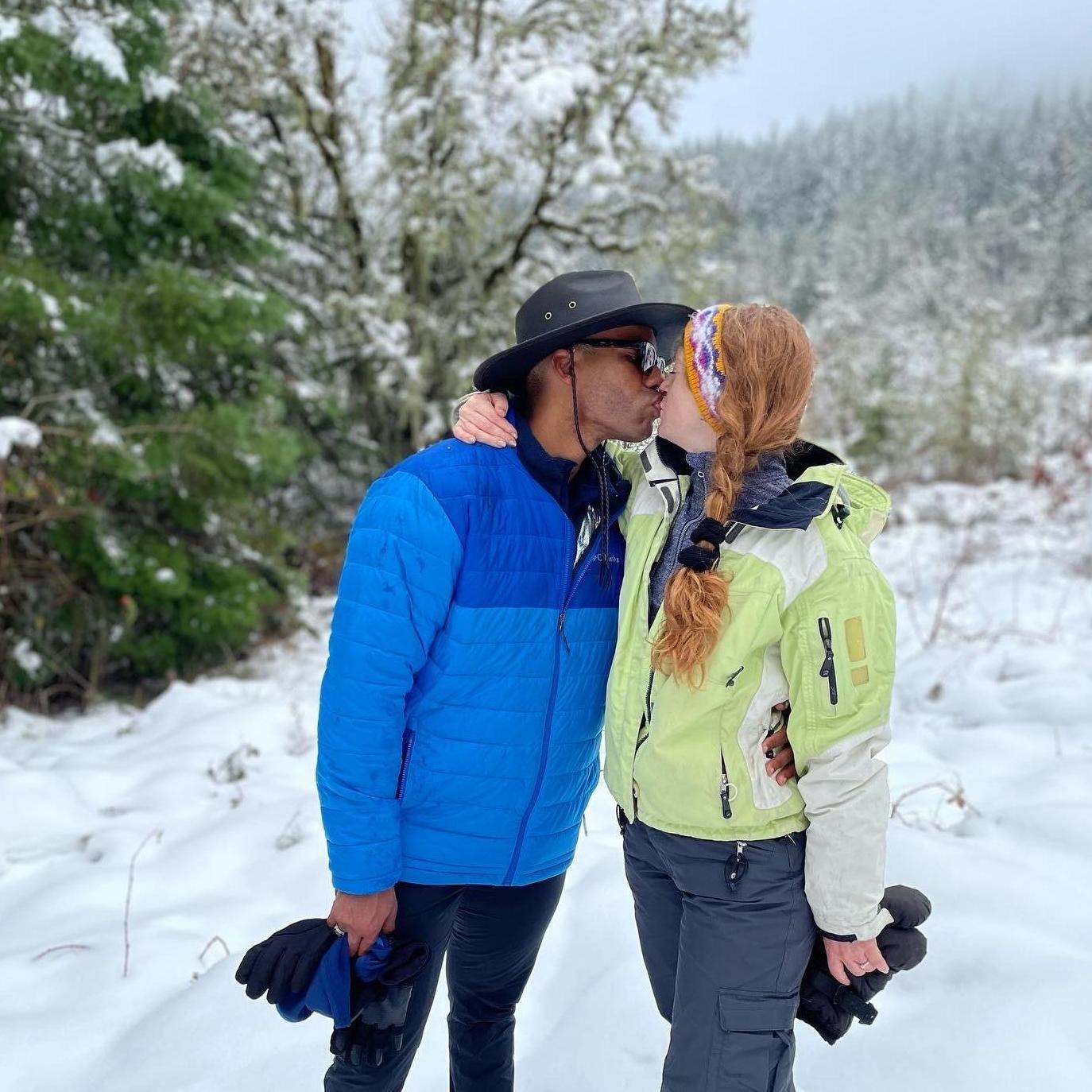 Snowy Eugene Hike at Mt Pisgah - Chistmas 2021