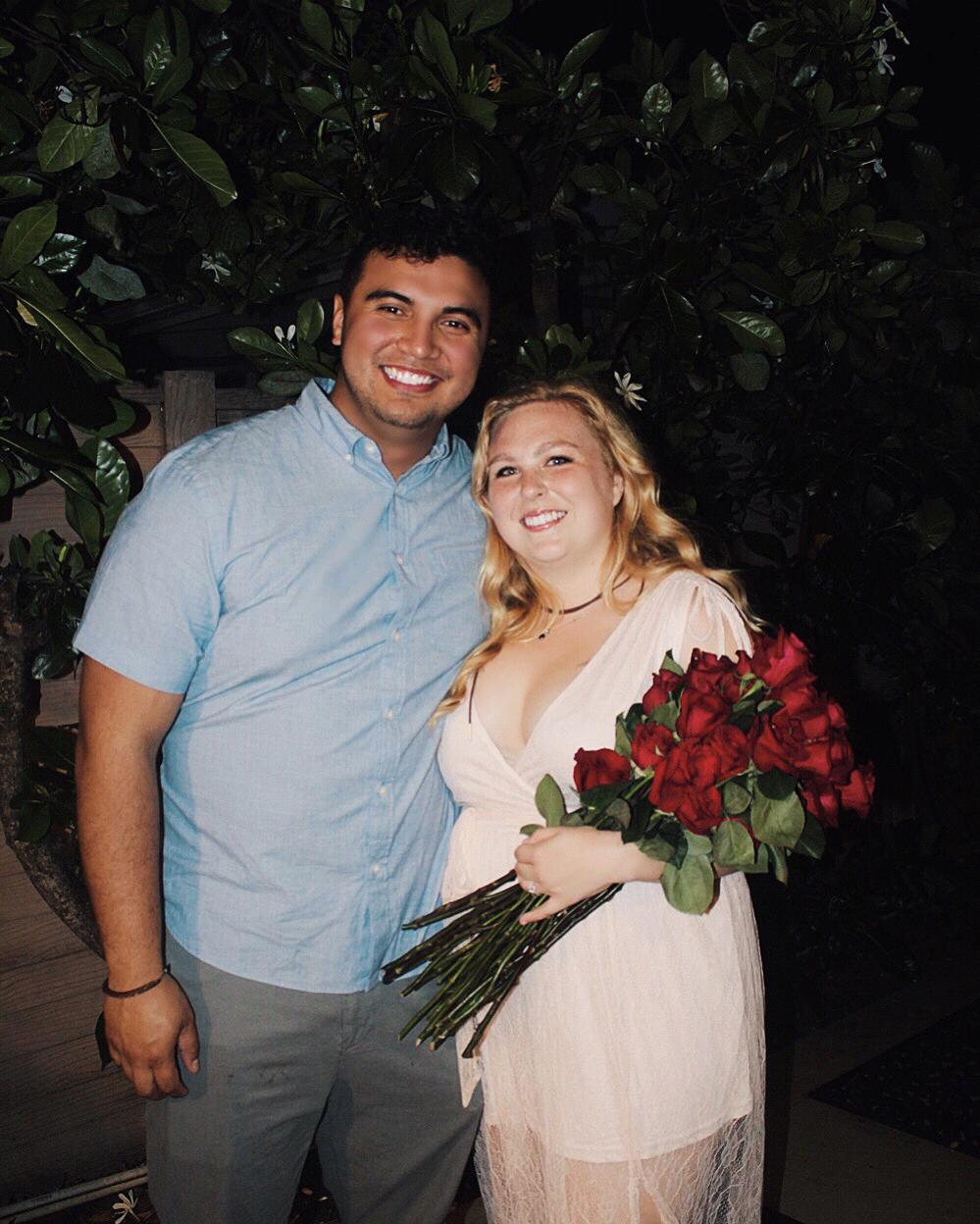 The night that she said "YES" to my proposal after saying a confused "whhaaaaaattt" and the night of her graduation from University of Hawaii!