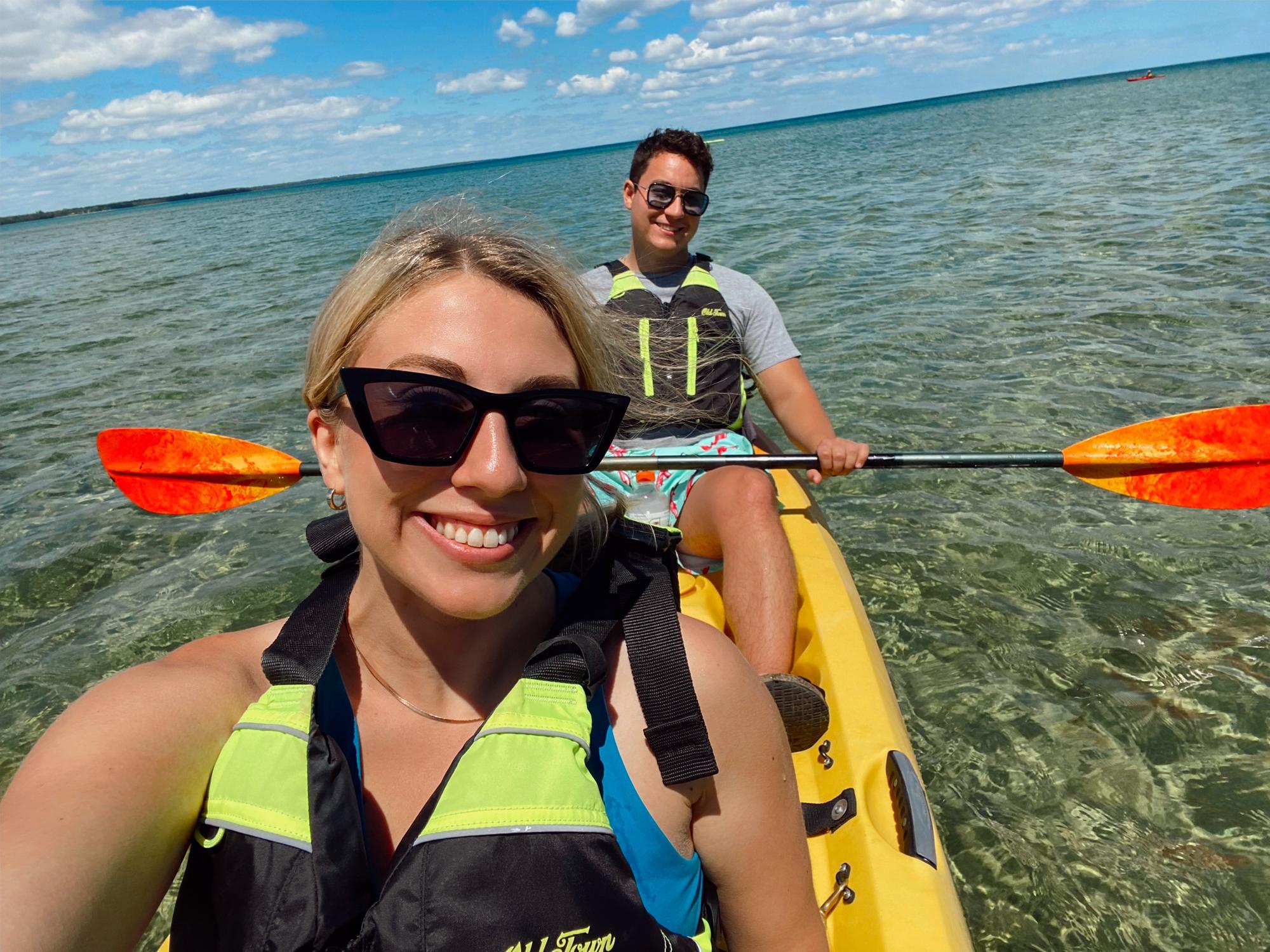Kayaking in Lake Michigan (2022)