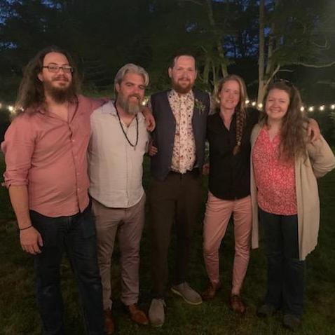 Tom and Mariah's wedding. The OG: RMS Shop crew!!