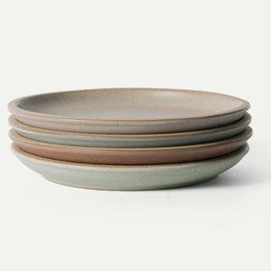 Multicolor Harvest Salad Plates Quartet