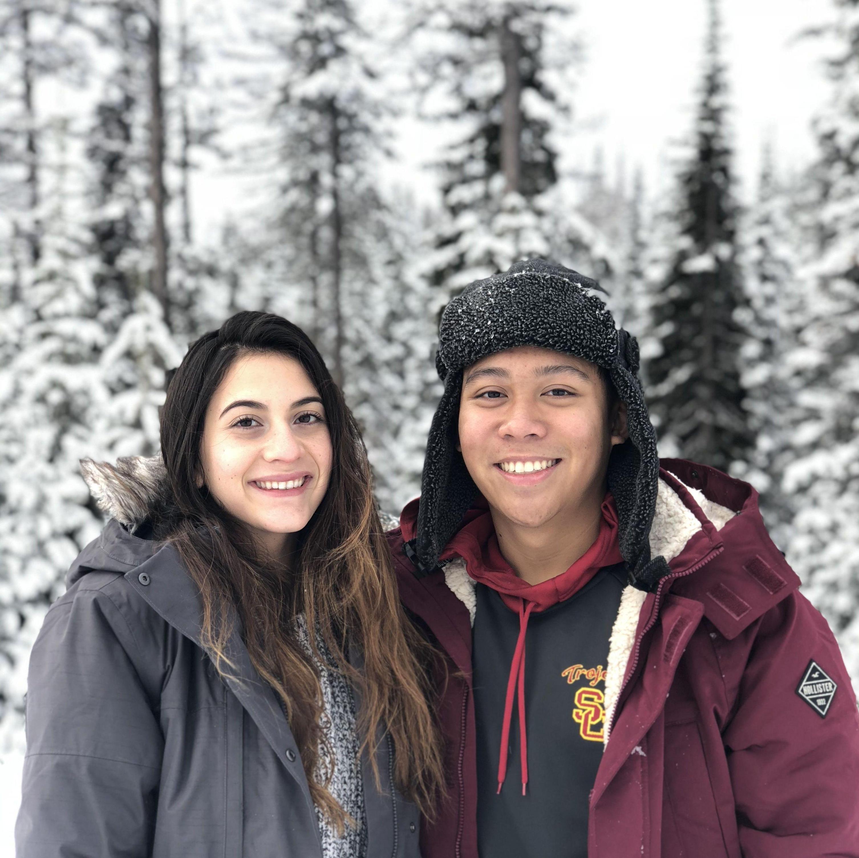 January 2018 - Taking a break from sledding to capture the beauty of the Washington Winter.