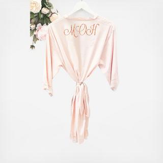 Personalized Satin Lace Robes