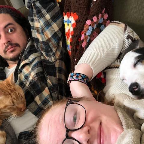 So many animals and so many snuggles at our house