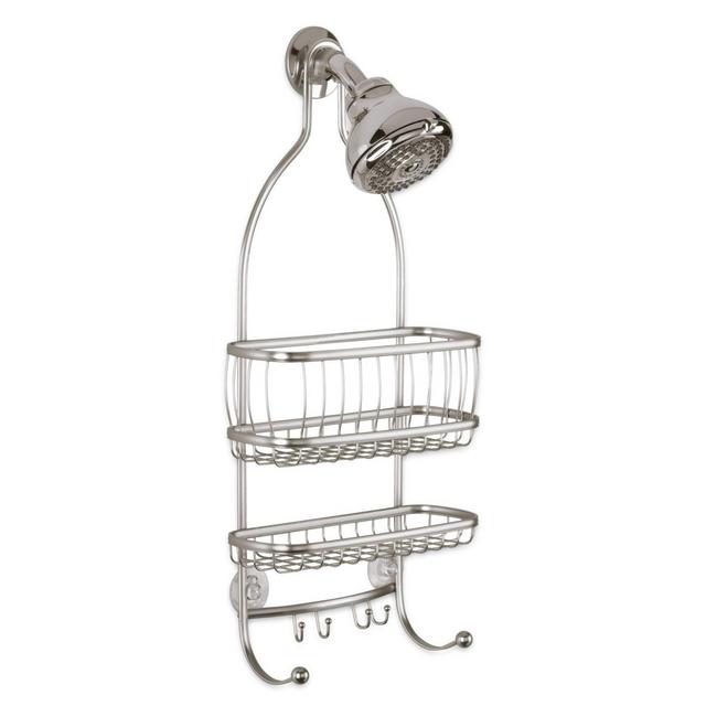 iDesign® York Lyra Shower Caddy in Satin