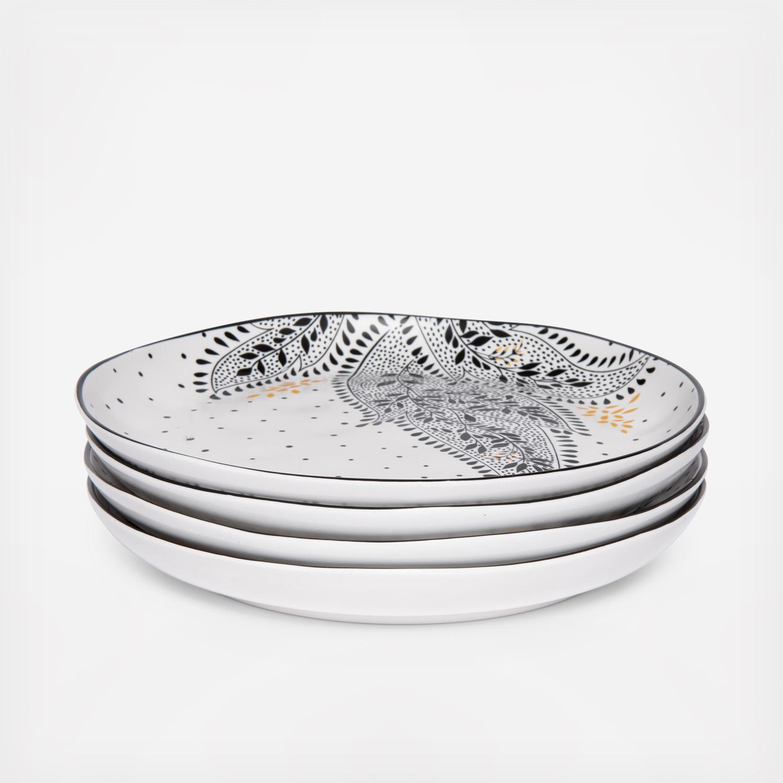 Sara Miller Artisanne Noir Assorted Salad Plate - Thumbnail 3