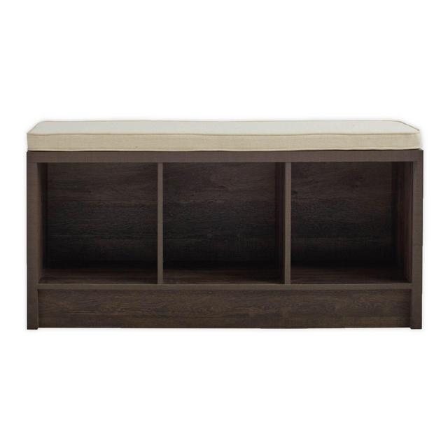 ORG 3-Cube Storage Bench in Smoked Espresso