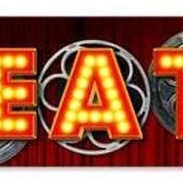 Kexle Theater Metal Tin Sign Wall Art Decor for Living Room Vintage Art Coffee Bar Signs Home Decor Gifts Decoration 4 x 16 Inches