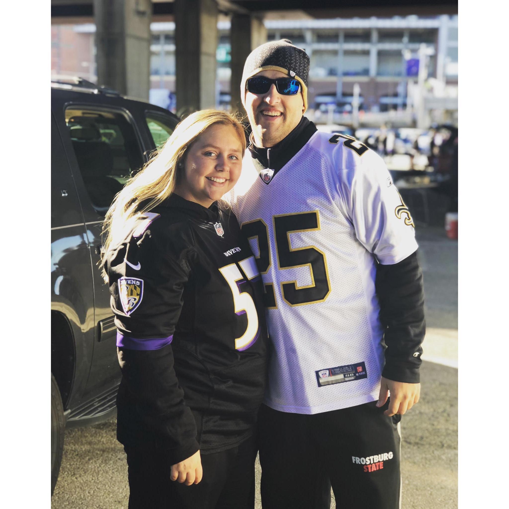 Ravens vs. Saints - Patrick's early Christmas gift 2018