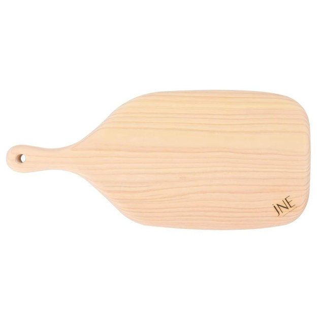 Hinoki Cypress Reversible Wood Cutting Board, 17.2" x 8" x1.2", Chopping Board, Bread and Cheese Board, Serving Board, Solid Single Piece, No Joint, No Glue