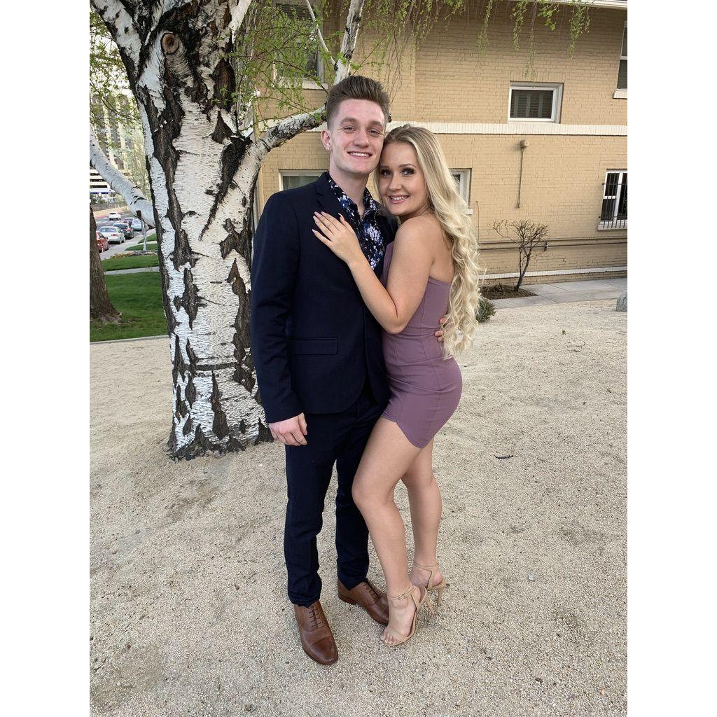 Spring Formal in College - p.s this was the last event we went too before the world shut down!