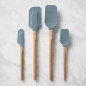 Williams Sonoma Ultimate Silicone Spatulas, Steel Blue, Set of 4