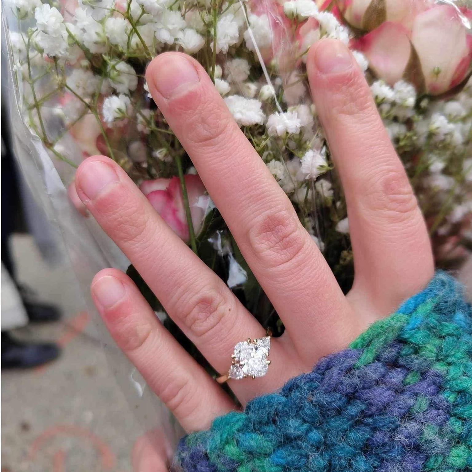 right after I said yes!