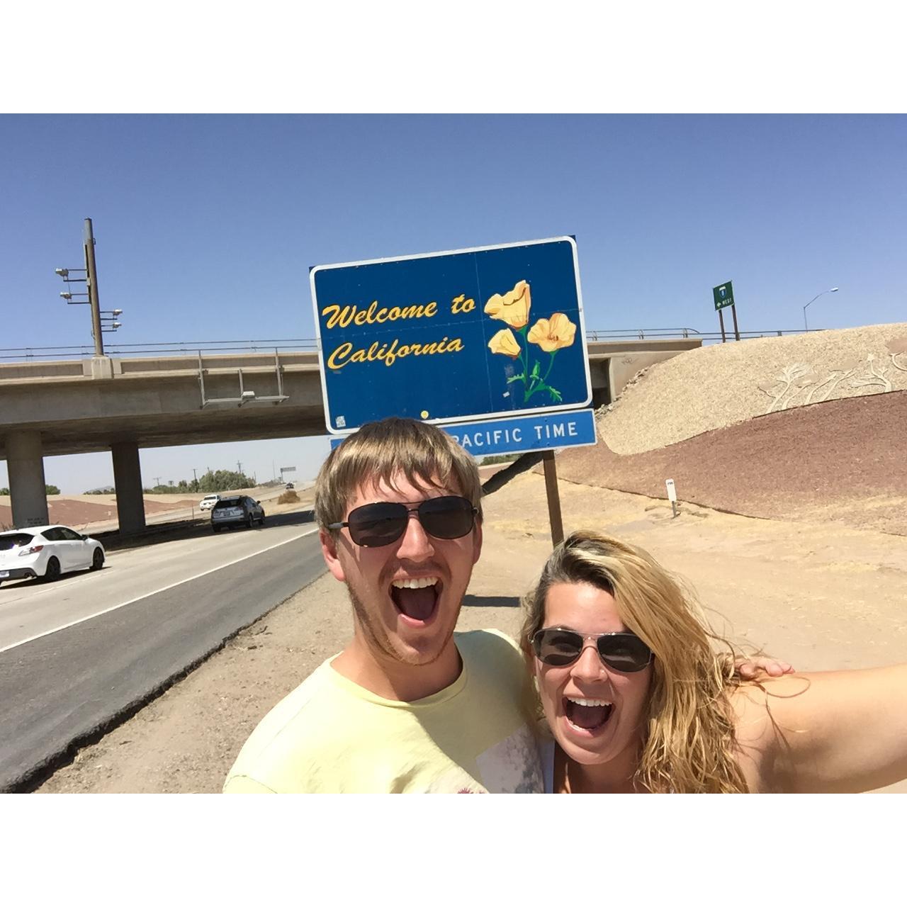 8/15/2015: We have arrived in California! Just in time for Ben's Birthday :)
