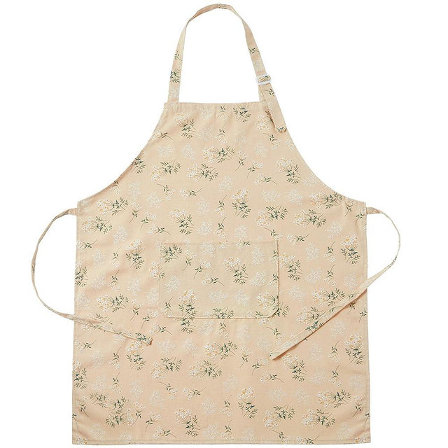 Adjustable Kitchen Apron for Women & Men,Vintage Japanese Countryside Print,Unisex Cooking Baking Apron with Pocket, Chef Apron for Home, BBQ, Garden