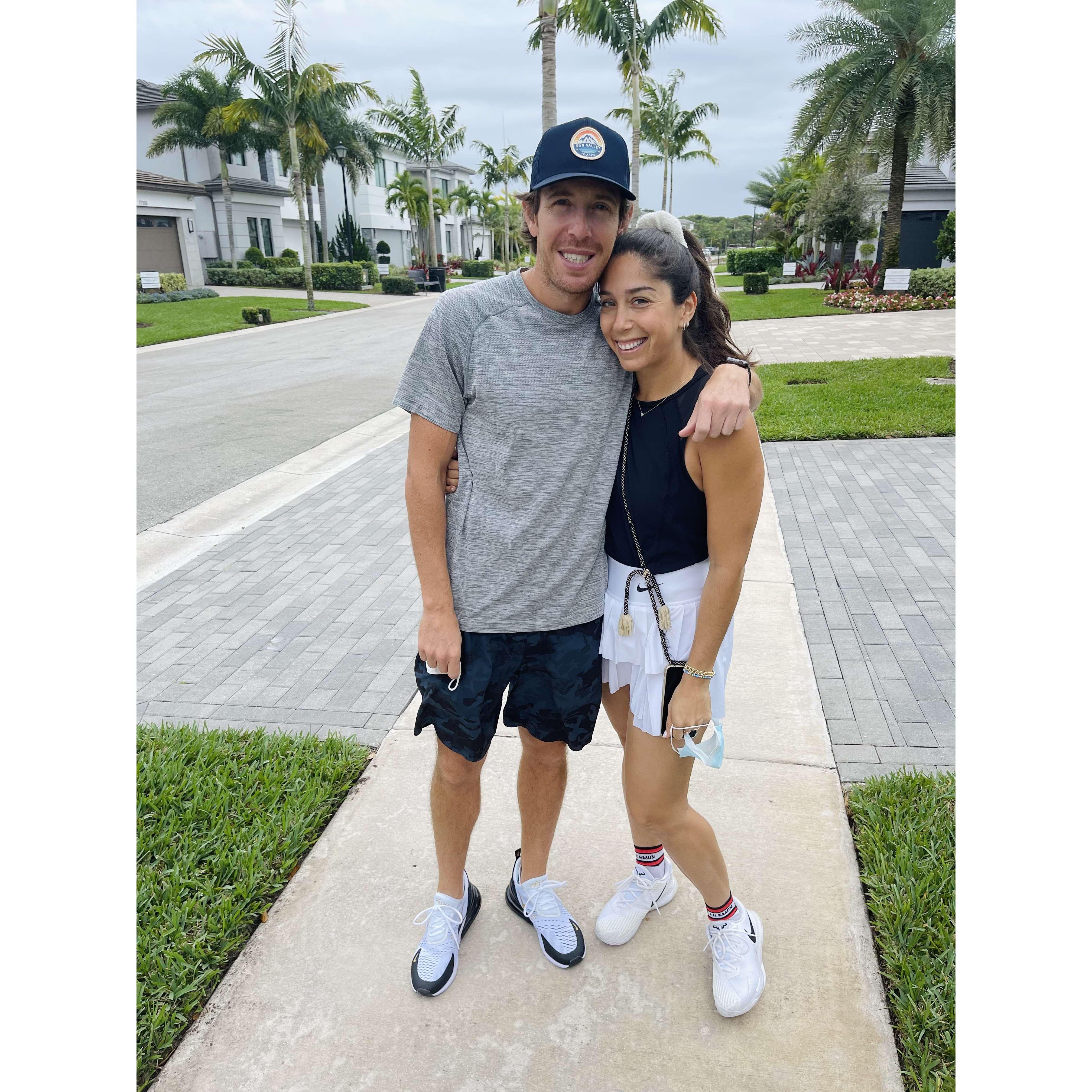 Our new neighborhood in Boca Raton, Florida!