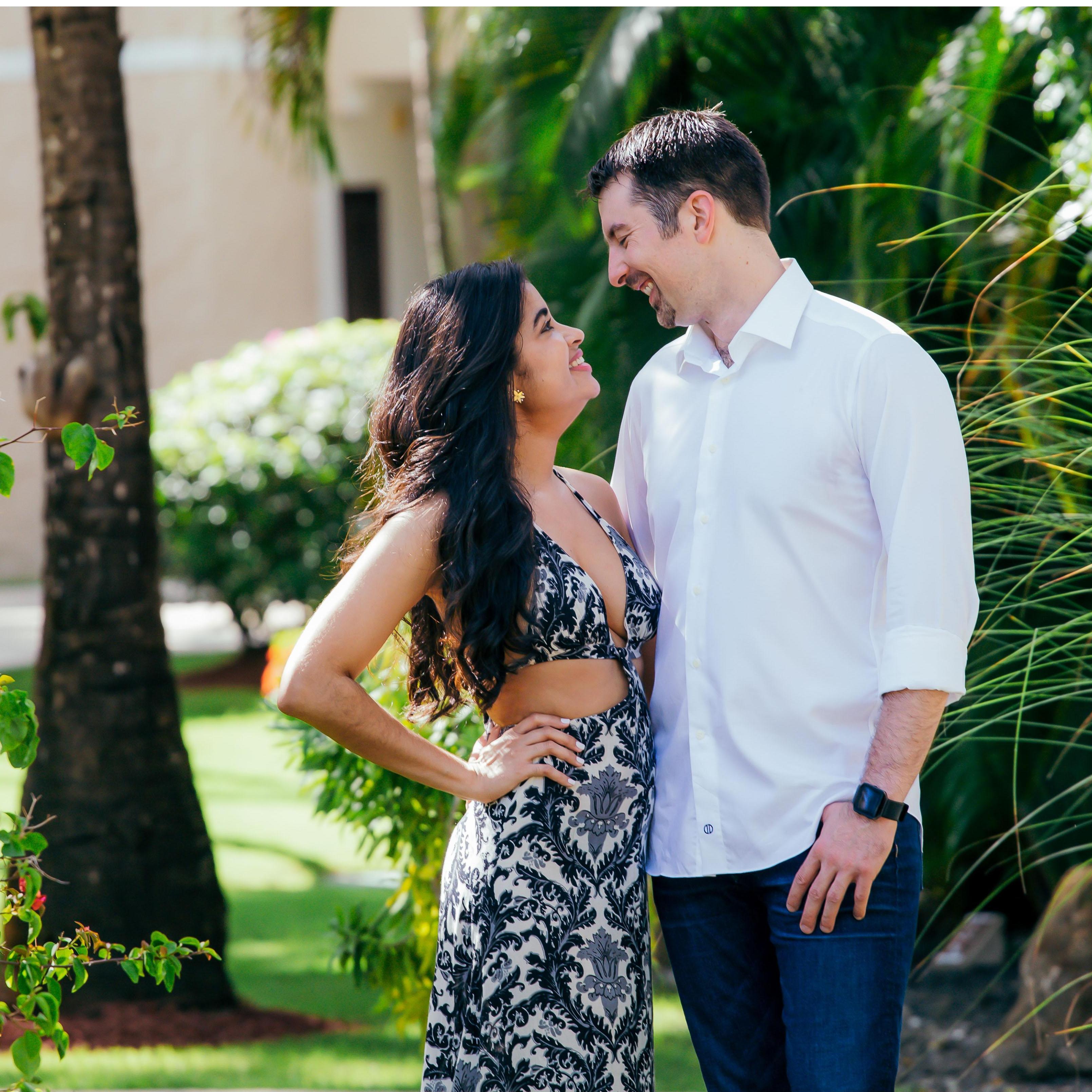 Engagement pictures in Punta Cana, DR.