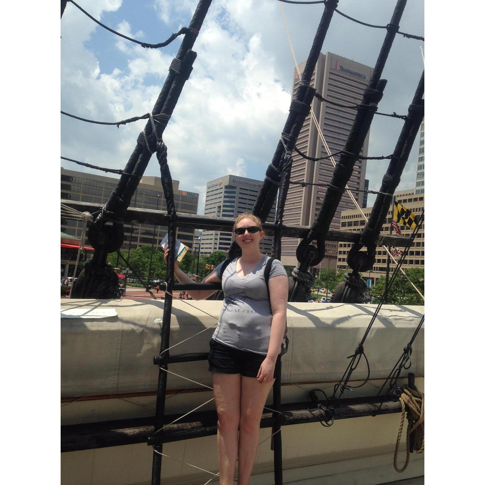 Touring the historic ships of Baltimore!