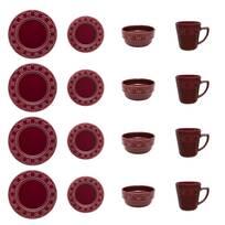 Amoriana 32 Piece Dinnerware Set, Service for 8