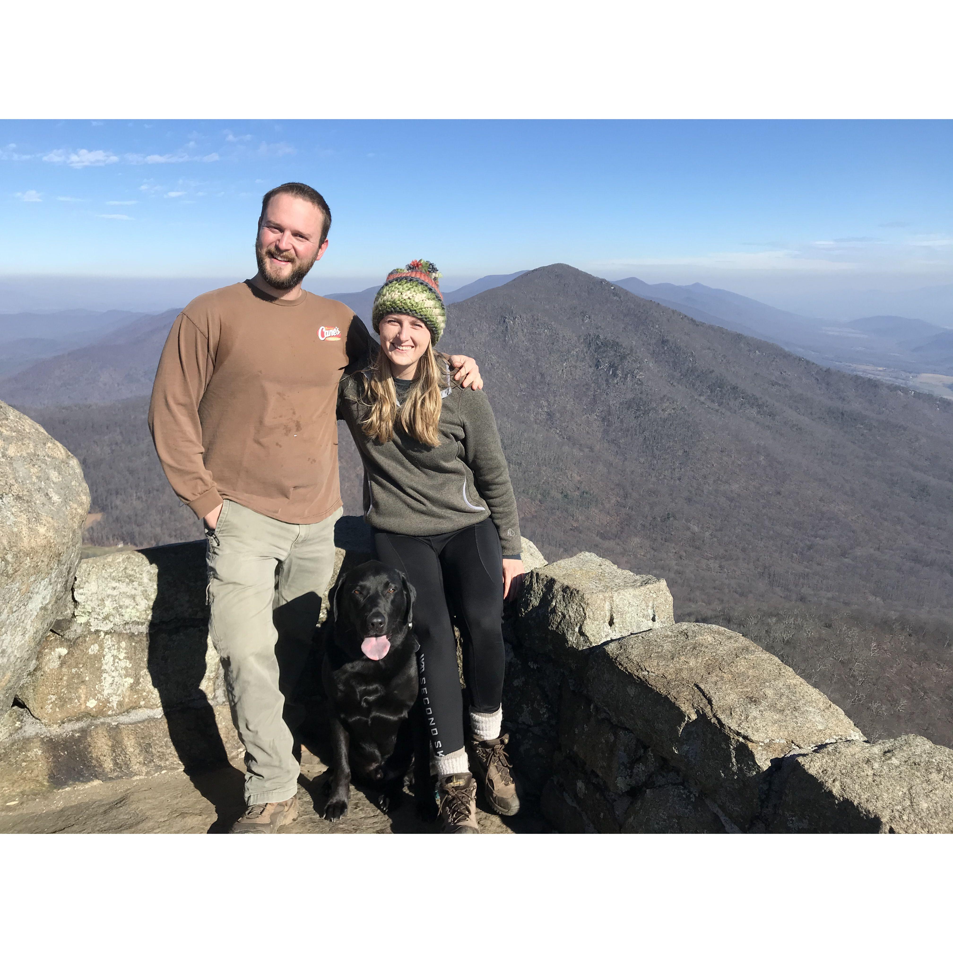 Hiking Sharp Top Mountain