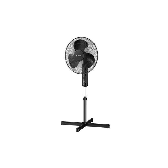 Holmes 16" Oscillating 3 Speed Manual Stand Fan Black
