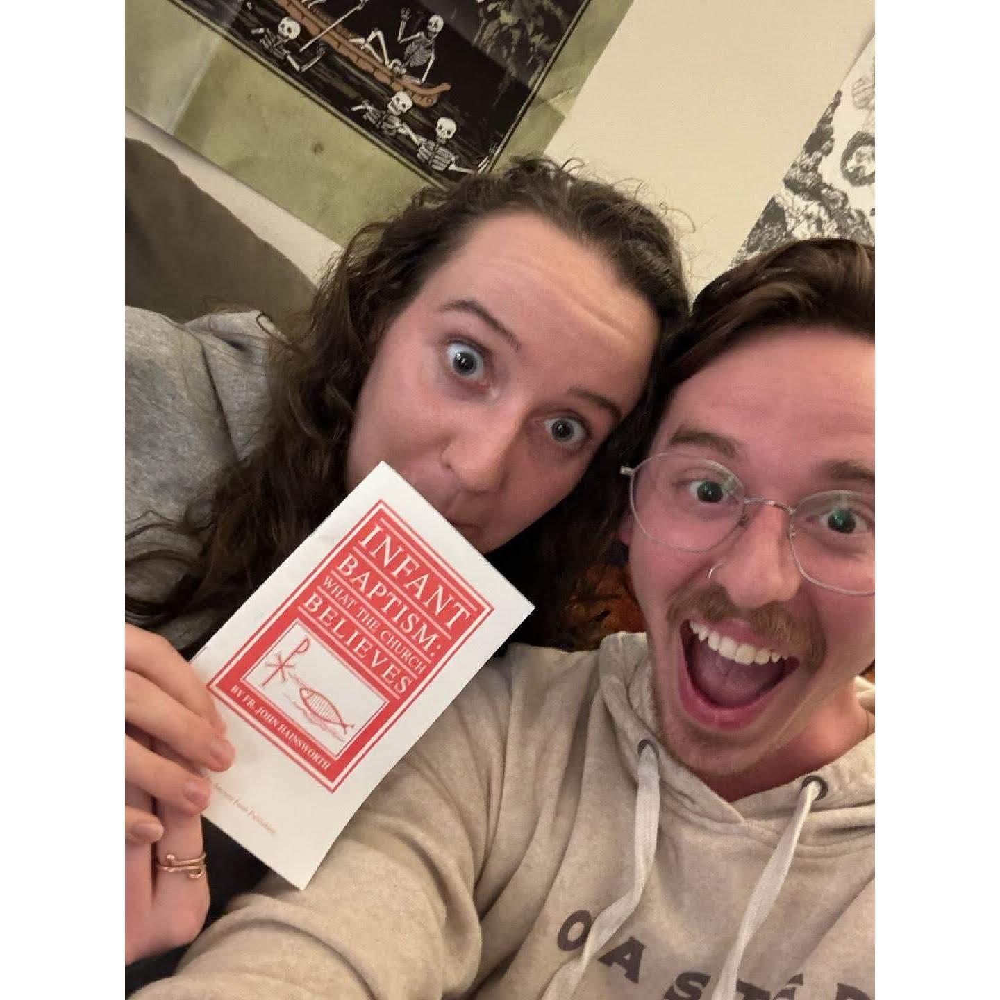 Talking theology . . . and discovering how much we laugh together