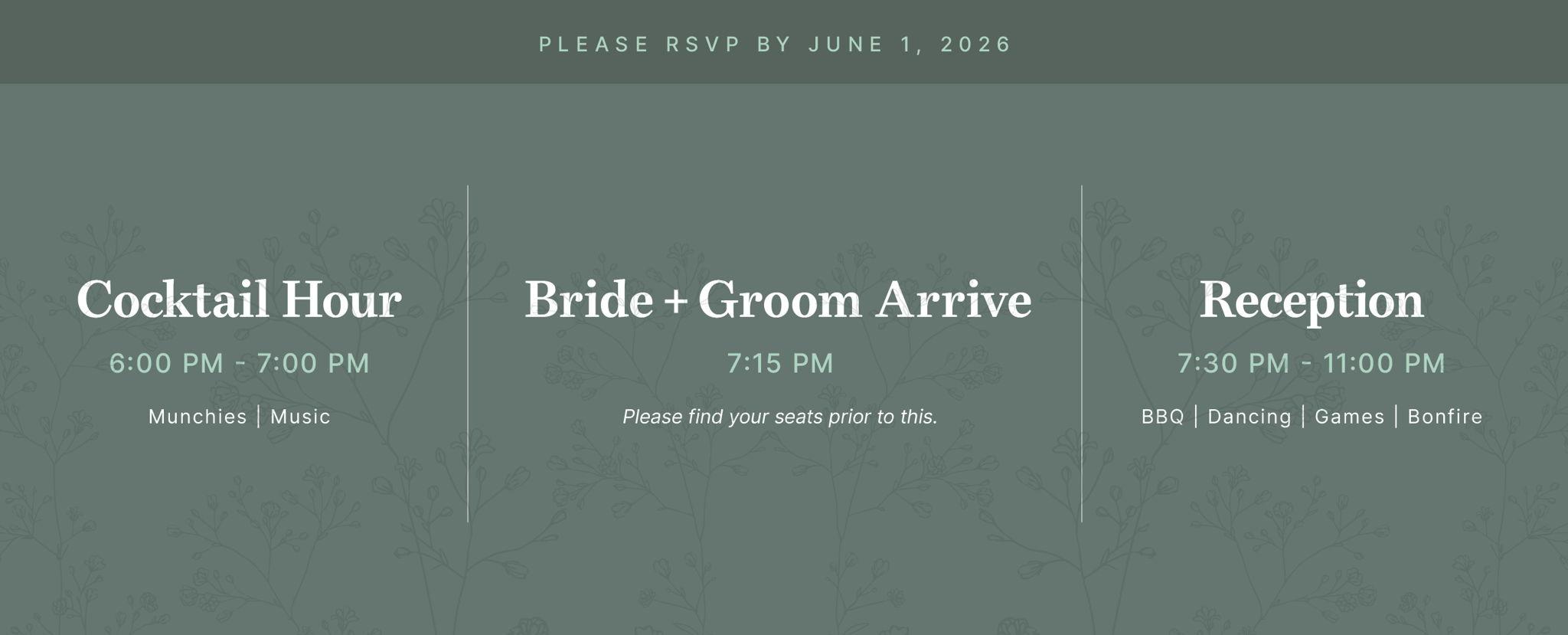 The Wedding Website of Cassidy Taylor and Jon Zomer