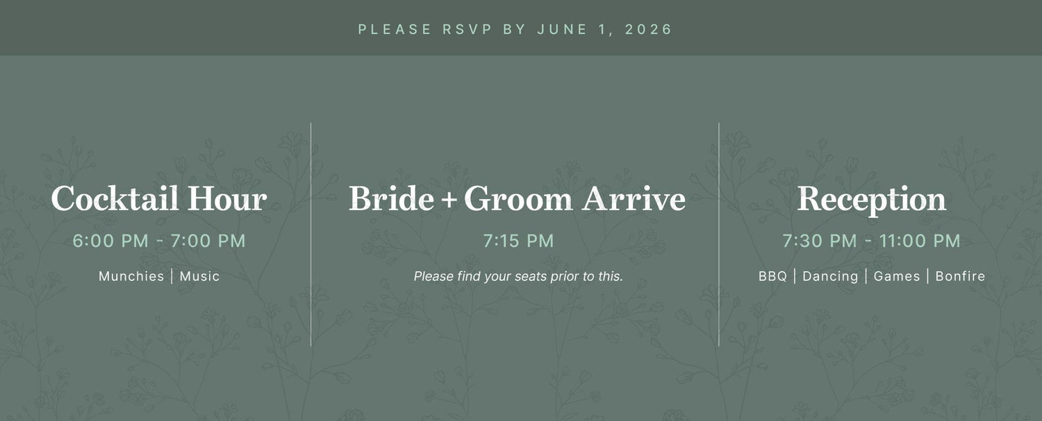 The Wedding Website of Cassidy Taylor and Jon Zomer