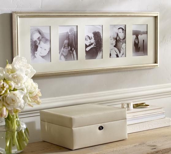 Eliza Gilt Multiple Opening Frame - Champagne