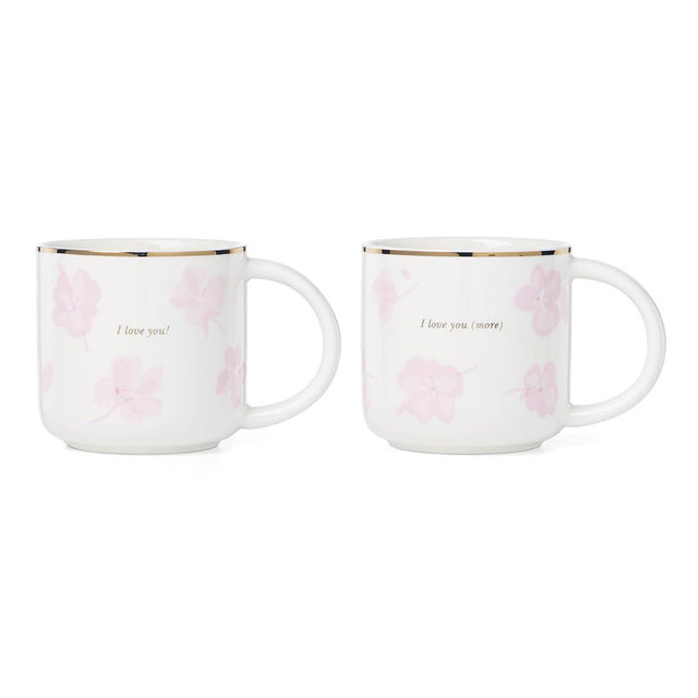 kate spade new york Spring Pansies Mugs, Set Of 2