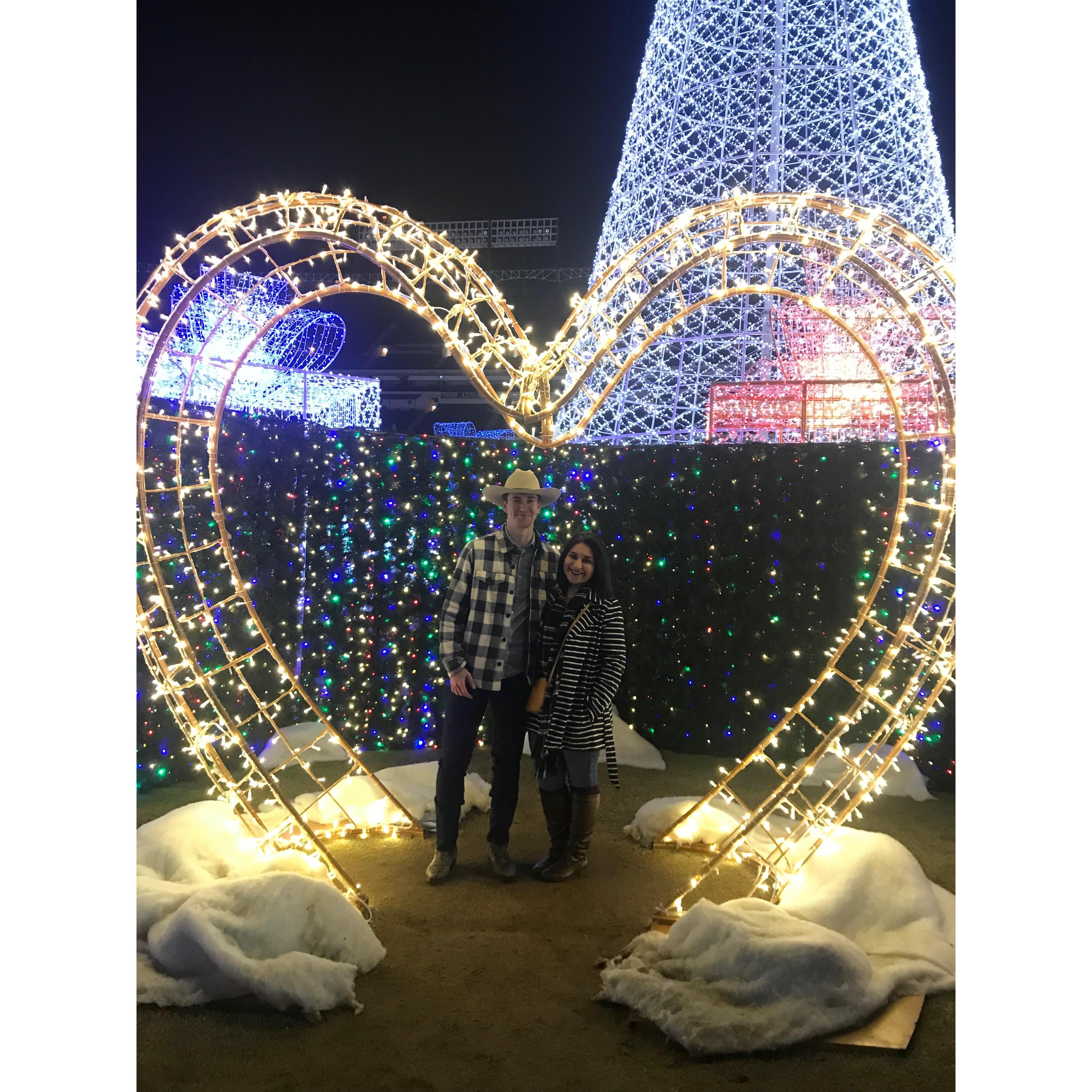 Second time visiting Enchant at Globe Life Park! December 28, 2018